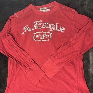 RARE vintage style American Eagle Outfitters Maroon Graphic Tee